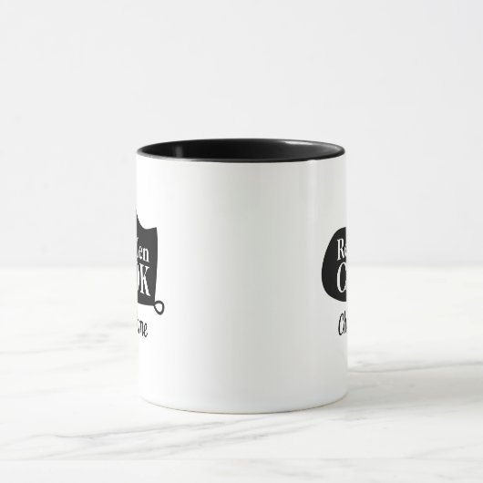 Echte mannen koken grappige Vaderdag cadeau voor v Mok (Midden)