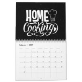 Echte Mannen Koken met quotes Kalender (Feb 2027)