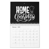 Echte Mannen Koken met quotes Kalender (Feb 2027)