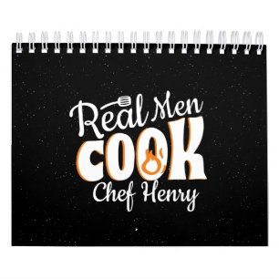 Echte Mannen Koken met quotes Kalender