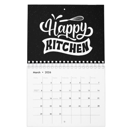 Echte Mannen Koken met quotes Kalender (Mar 2026)