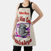 Echte Mannen Koken Schorten - voeg tekst, Schort t (Insitu)