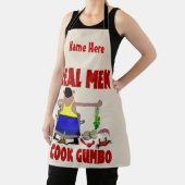 Echte Mannen Koken Schorten - voeg tekst, Schort t (Insitu)