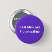 Echte Mannen krijgen FMS - knop Ronde Button 5,7 Cm (Voorkant /achterkant)