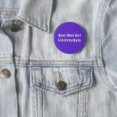Echte Mannen krijgen FMS - knop Ronde Button 5,7 Cm (In situ)