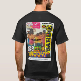 ECHTE MANNEN LANGZAAM DANSEN Basic Donkere T-Shirt