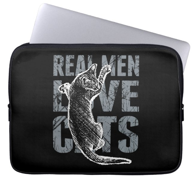 Echte Mannen Laptop Sleeve (Voorkant)