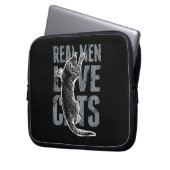 Echte Mannen Laptop Sleeve (Voorkant Links)