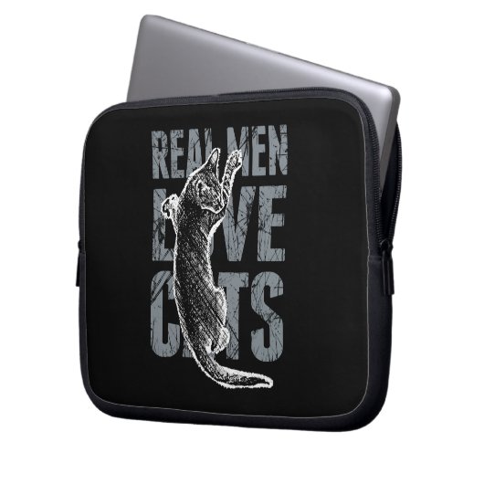 Echte Mannen Laptop Sleeve (Voorkant Links)