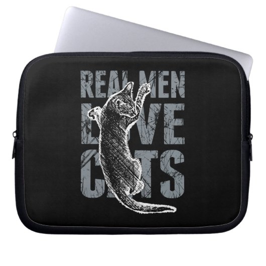 Echte Mannen Laptop Sleeve (Voorkant)