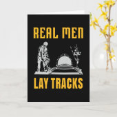 Echte mannen leggen sporen af kaart (Gele Bloem)