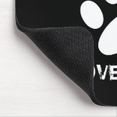 Echte Mannen Liefde honden Aangepaste tekst op maa Muismat (Hoek)