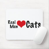 Echte Mannen Liefde Katten #2 Muismat (Met muis)