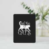 Echte Mannen Liefde Katten in stijl (Staand voorkant)
