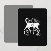Echte Mannen Liefde Katten in stijl (Voorkant / Achterkant)