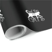 Echte Mannen Liefde Katten in stijl Cadeaupapier (Rol Hoek)