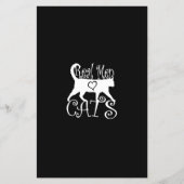 Echte Mannen Liefde Katten in stijl Flyer (Voorkant)
