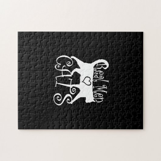 Echte Mannen Liefde Katten in stijl Legpuzzel (Horizontaal)