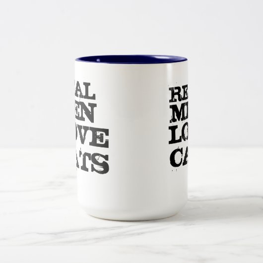 Echte Mannen Liefde Katten Mok (Center)