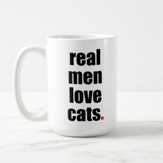 Echte Mannen Liefde Katten Mok