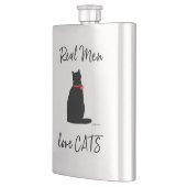 Echte Mannen-liefdeskatten, grafische kool Heupfles (Links)