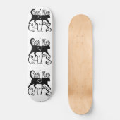 Echte Mannen liefdeskatten in stijlvol design Persoonlijk Skateboard (Voorkant)