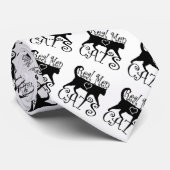 Echte Mannen liefdeskatten in stijlvol design Stropdas (Opgerold)