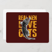 Echte Mannen liefdeskatten op groen rood (Voorkant / Achterkant)