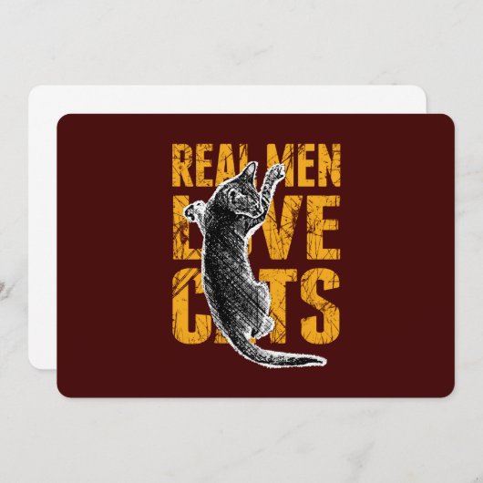 Echte Mannen liefdeskatten op groen rood (Voorkant / Achterkant)