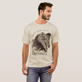 Echte Mannen Liefhebben Bergen Vintage T-shirt (Voorkant volledig)