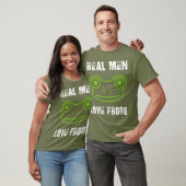 Echte Mannen Liefhebben Kikkers T-shirt (Unisex)