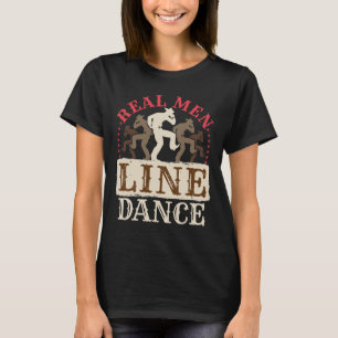 Echte Mannen Line Dance Shirt Country Western dans