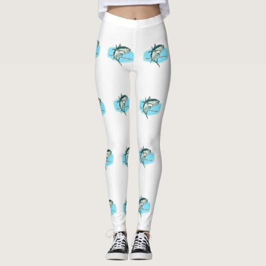 Echte Mannen Lokken Hun Eigen Haken Leggings (Voorkant)