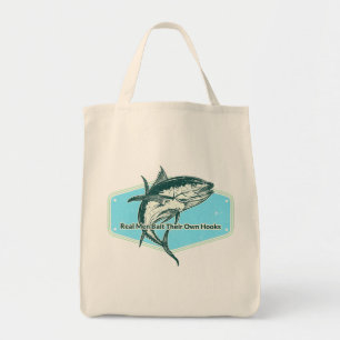 Echte Mannen Lokken Hun Eigen Haken Tote Bag