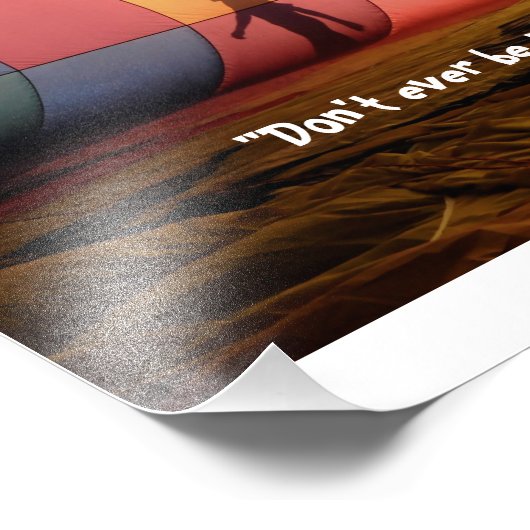 Echte Mannen lopen Foto Afdruk (Hoek)