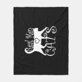 Echte Mannen Love Cats Jazzy Style Fleece Deken (Voorkant)