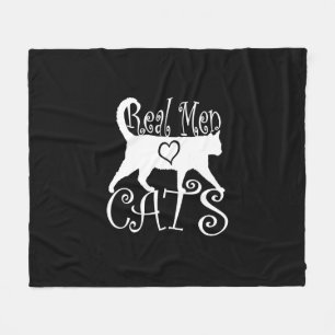 Echte Mannen Love Cats Jazzy Style Fleece Deken