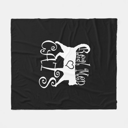 Echte Mannen Love Cats Jazzy Style Fleece Deken (Voorkant (Horizontaal))