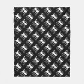 Echte Mannen Love Cats Jazzy Style Fleece Deken (Voorkant)