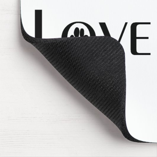 Echte Mannen Love Cats Mousepad Muismat (Hoek)