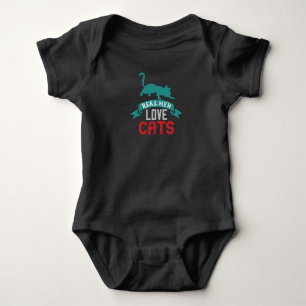 Echte mannen Love Cats Romper