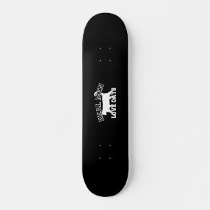Echte Mannen Love Cats Silhouette Skateboard