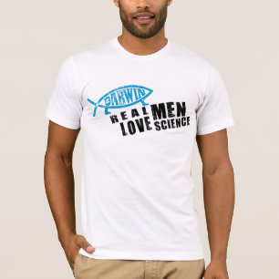 Echte Mannen Love Science T-shirt