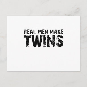 Echte mannen maken... Cool vaderdag gift Briefkaart
