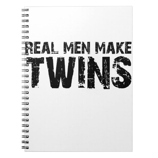 Echte mannen maken... Cool vaderdag gift Notitieboek (Voorkant)
