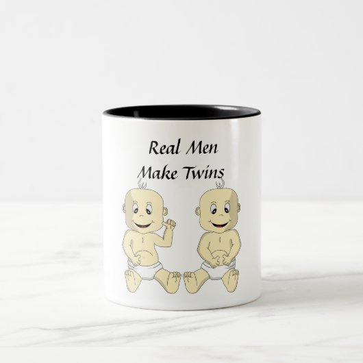 Echte Mannen maken de Mok van de Koffie van de Kwi (Center)