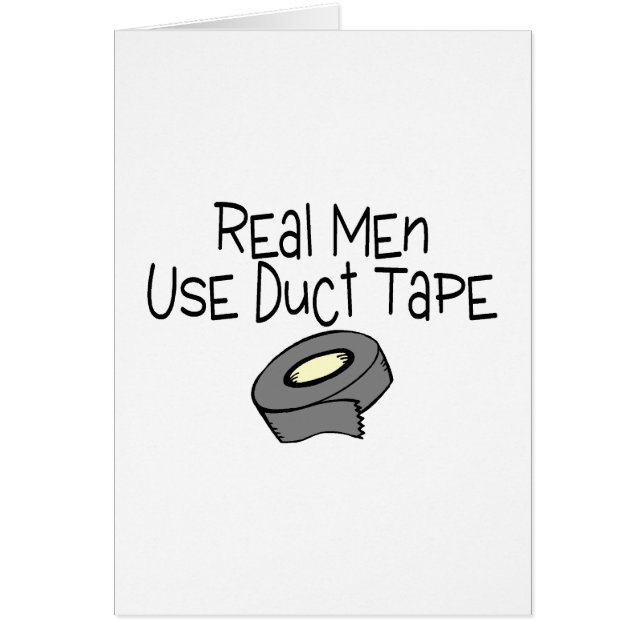 Echte Mannen maken gebruik van tapes (Voorkant)