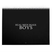 echte mannen maken jongens kalender (Hoes)