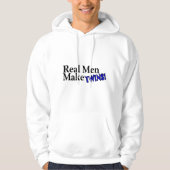 Echte Mannen maken tweelingen (B) Hoodie (Voorkant)