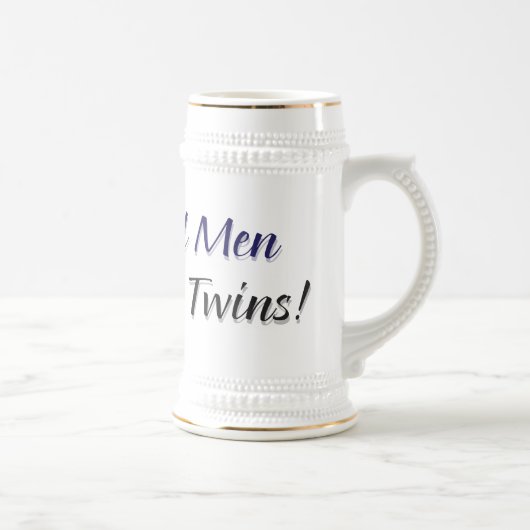 Echte Mannen maken tweelingen Bierpul (Rechts)